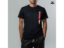XAA-L077 XTRM吸溼排汗 運動T-SHIRT短袖上衣 黑色麻花